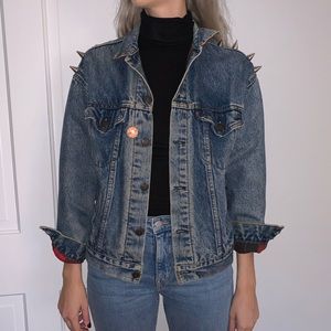Levi’s Vintage Jean Jacket with plaid lining